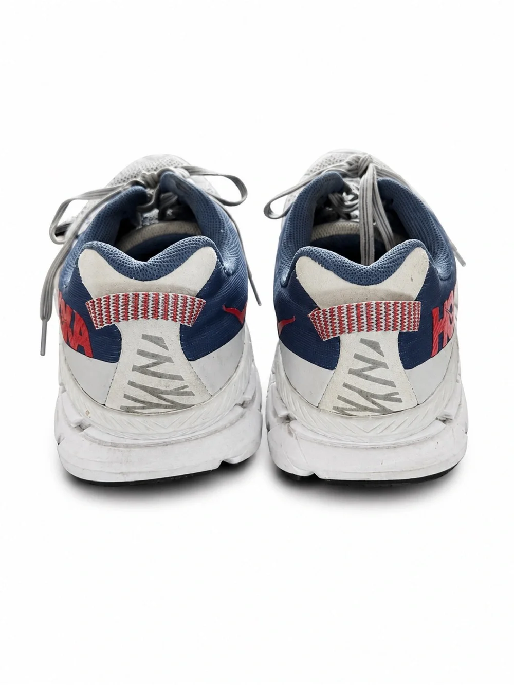 Hoka Women's Athletic Shoes in Blue and Gray